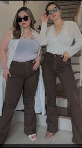 Adhisti-Celana Jeans Cutbray High Waist Wanita Panjang Jeans Import Premium