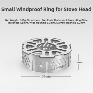 Outdoor Camp Stove Wind Guard Heat Retaining