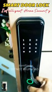 Smart Fingerprint Door Lock - Biometric Keyless Entry with PIN/Card/Mechanical Key Access Universal Adjustable Deadbolt for Home Security Hotel Office & Main Doors