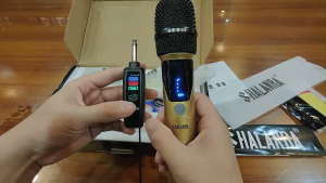 SHALANRA GO288 Micro Không Dây Chuyên Nghiệp UHF 2 Kênh - Micro Cầm Tay - Dành Cho Tiệc/Karaoke/Nhà Thờ/Sân Khấu