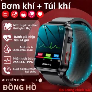 Đồng Hồ Thông Minh Huawei 2025 Airbag Dành Cho Nam Theo Dõi Điện Tâm Đồ (ECG) Huyết Áp Axit Uric & Lipid Máu Hỗ Trợ Gọi Bluetooth Theo Dõi Sức Khỏe Và Thể Dục