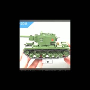COBI KV-2 Soviet Heavy Tank – WW2 1/48 Scale Bricks Model (510 Pcs) – Made in Europe