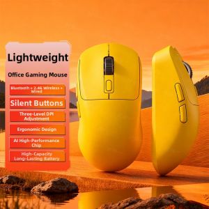 EPOOSUO | Bluetooth 3-mode Lightweight Silent Gaming and Office Wireless Mouse