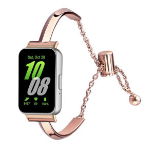 FashionStrap For Samsung Galaxy Fit 3 Ladies metal Stainless steel Smart Watch Accessories Band For Galaxy Watch Fit 3 Bracelet