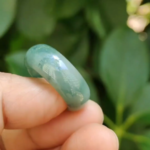 Five Elements Jadeite Ring – Nature’s Harmony Certified Burmese Jade Collector’s Gem (Sku: Ring15)