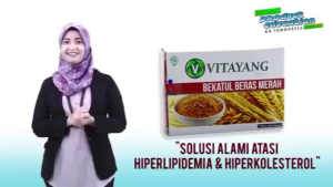 Vitayang Bekatul Beras Merah Kapsul Herbal Organik Obat Kolesterol Serat Kesehatan Original BPOM