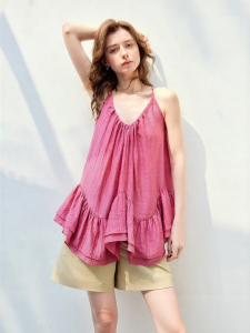 Toyouth | Áo Blouse Mùa Hè Dây Đeo Rộng