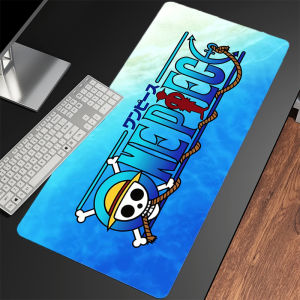 Bandai | Mouse Pad O-one P-piece luffy Black Anime Mousepad Office Laptop Extended Desk Mat Gaming Anti-fray Pad Gamer Keyboard Mouse Mat