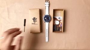 Dây da đồng hồ Siêu bền Da Bò Trắng RAM Leather Classic 1996