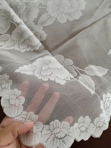 1 set kain vitrase tirai swagset bunga