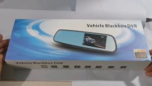 4.3 Inch Dash Camera Full HD Car Video Camera 1080P Dual Lens for Vehicles Front & Rearview Mirror With LED Dashcamera For Car