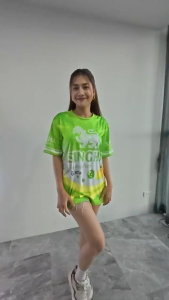 เสื้อพิมพ์ลาย เสื้อกีฬา ลายสิงห์เขียว บ๊วยเลม่อนโซดา งานจริงสีสวยสดคมชัด หนา145g นุ่มลื่นใส่สบาย