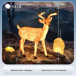 VINCAN | Solar Water-resistant Creative Deer Garden Light