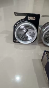 วัสบูสหน้าน้ำมัน หน้าเงินเข็มดำ35-60psiพร้อมขาใบไม้ ไทเท ดำ เงิน