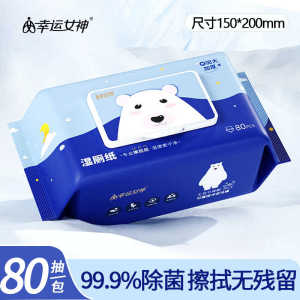 Large Packaged Wet Toilet Paper Directly Flushable Antibacterial Butt Wipes Portable Hygienic Bathroom Tissue Wet Toilet Towels