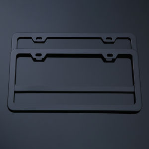 2PCS Motorcycle License Plate Frame Aluminum Alloy Plate Frame Personalized Modification of Bicycle License Plate Frame