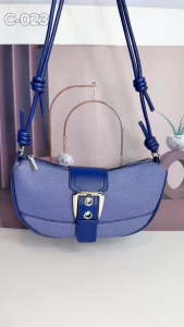 c-023 Tas Ketiak Wanita Vintage Mewah Baru Tahun 2025 Tas bahu komuter berkapasitas besar yang kasual