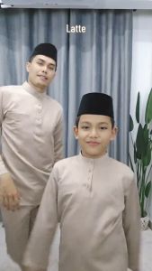 Set Sedondon - Soft Yellow Baju Melayu Modern Slimfit