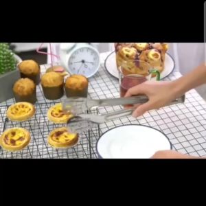 Capitan Makanan Stainless Steel / Penjepit Kue Dan Gorengan / Alat Penjepit Makanan Serbaguna