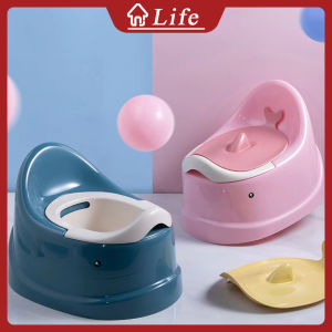 Baby Potty Trainer Baby Toilet Childrens Toilet Baby Potty Training Toilet Bowl For baby Boy and Girl Baby Potty Toddler Urinal Seat Potty Cute Shape(Blue/Pink)