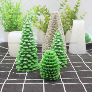 Mold Baking Silicone Christmas Tree Mould Handmade Chocolate Mousse Cake Decoration Nut Handmade Soap Candle Baking Utensils