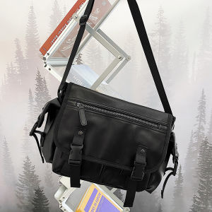 Túi Đeo Chéo Da Nam Dung Tích Lớn Túi Đeo Vai Đơn Thời Trang Đường Phố Túi Đựng Đồ Làm Việc Túi Đựng Đồ Công Sở Túi Đựng Đồ Công Sở