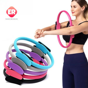 【ER】Pilates Circle Yoga Resistance Ring Leg Slimming Circle  Abdominal Slimming and Back Stretching Ring