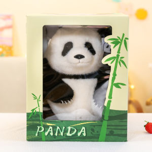 GUAIBUDIAN | Flower Pattern Panda Plush Toy