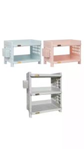 Kệ chữ nhật nhựa VIỆT NHẬT - 2 3 tầng úp chén bát muỗng đũa gia vị nhà bếp - 5528-2/3