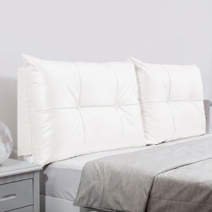 Modern Minimalist Bedside Pillow Soft Covered Tatami Self Adhesive Double Size Backrest Pad Removable And Washable
