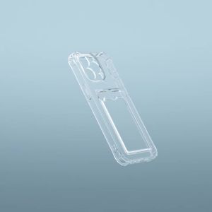 Ốp Lưng Samsung Galaxy A Series Trong Suốt Bằng Silicon Có Khe Đựng Thẻ ATM Chống Sốc Chống Xước Cho A57 A37 A27 A17 A07 A56 A55 A54 A36 A35 A34 A26 A25 A24 A16 A15