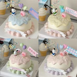 Hoạt Hình Trang Trí Bánh Pachac狗 Balloon Dễ Thương Thẻ Cắm Sinh Nhật Chó Nhỏ Gói Đơn Màn Hình Trang Trí Lễ Hội