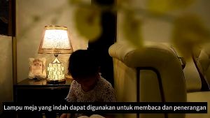 Crystal Desk Lampu Tidur Aesthetic Lampu Meja Tidur Mewah Kristal Modern Lampu Meja Kristal Dekorasi