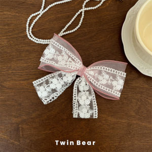 Sweet Lace Ogees Butterfly Knot Hair Clips Female Hair Accessories Small Hair Decorations Elegant Fashionable Hairpins