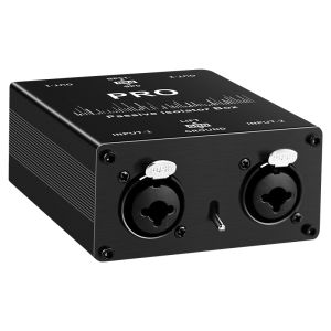 Audio Isolator Noise Reduction DI Ground Box 6.35 to Cannon Stereo Agricultural Electric Guitar Sound Card Noise Elimination