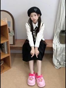 Paw Patrol รองเท้าแตะผ้าฝ้ายสำหรับเด็กรองเท้าผ้าฝ้ายกันน้ำรูปแบบใหม่กันลื่นในบ้านกลางแจ้ง