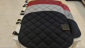 MUSASI Velvet Car Seat Covers Thick Solid Color SUV Seat Mats Universal Winter Warm Seat Cushion