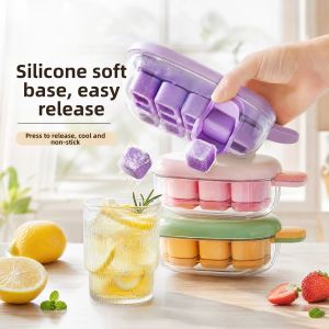 KUWUBIANJING | Food Grade Pressable Silicone Ice Tray