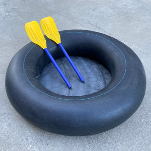 Thickened Rubber Fishing Boat Inflatable Boat Inner Tube Boat Rafting Boat Kayak Fishing Boat Single Person Tire Boat