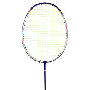 Ultra-Light 5U Carbon Fiber Badminton Racket One-Piece Durable Competition Training Universal Single-Sided High-Power Racket