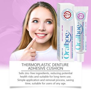 Thermoplastic-Denture Adhesive Comfortable Secure Premium Non Glue Formula Denture-Adhesive Cream  Men Women Secure Hold2026