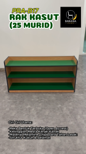 Rak Kasut Murid Tadika KPM PRA-B17 | Kindergarden Shoe Rack| Multipurpose Rack Storage