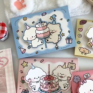 การ์ดวันเกิด 3D สไตล์อินสตาแกรมสวยงาม ลายการ์ตูนพับได้ การ์ดอวยพรพร้อมซอง ของขวัญเพื่อนซี้คู่รัก ราคาส่งจากโรงงาน