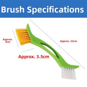 Long Handle Hard Bristle Brush for Air Conditioner Vent Cleaning Gap Household Hanging Machine Wind Wheel Cleaning Tool