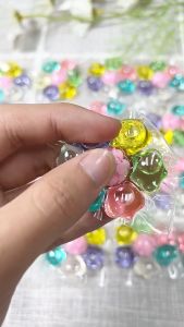 7 IN 1 Flower Laundry Gel With Scent Beads Concentrate Fragrance Gel Gel Pod Detergent Washing Cleaner Softener Cleaning