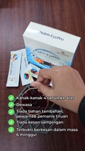 ALAVIE Nutrix-EyePro 15s 天然抗氧化叶黄素越橘虾青素提升视力护眼营养饮 *Eye Supplement Lutein Vitamin A Bilberry Halal*