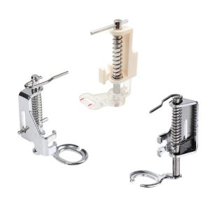 เท้าเครื่องเย็บผ้าอเนกประสงค์สำหรับพี่ชายนักร้องล็อคเด็กทารก Janome เย็บปักตำหนิควิลท์เท้าได้อย่างอิสระ