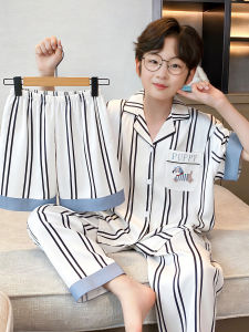 ANZHAOQI | Summer Light Boys Sleepwear Set Shorts and Long Pants