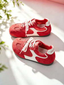 Josiny | Breathable Height-increasing Red Athletic Shoes