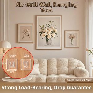BAPNP | No Nail Invisible Hangers For Frames